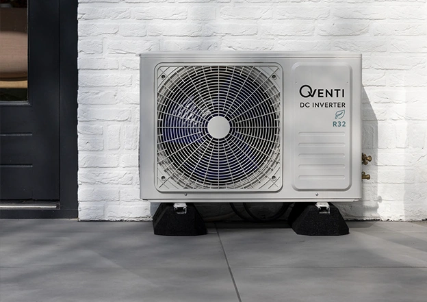 Buitenwand airco qventi