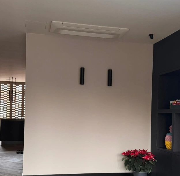 binnenunit wegwerken