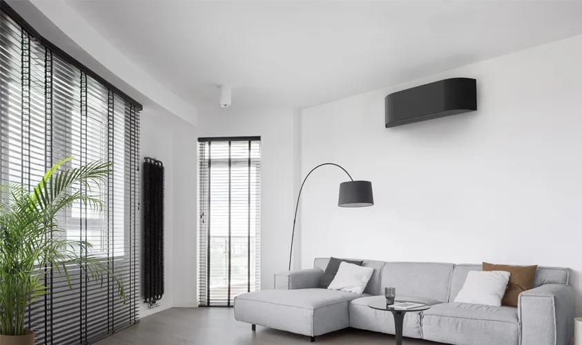 toshiba airco plaatsen in huiskamer